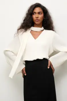 Answear.LAB bluza culoarea bej, neted imagine