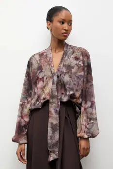 Answear.LAB bluza culoarea gri, modelator imagine