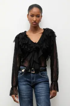 Answear.LAB bluza culoarea negru imagine