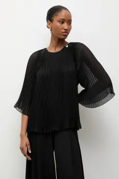 Answear.LAB bluza culoarea negru, cu imprimeu imagine