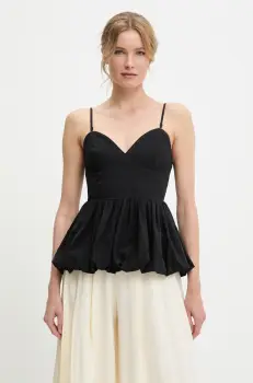 Answear Lab bluza culoarea negru, neted imagine