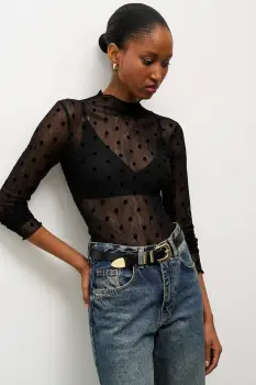 Answear.LAB bluza culoarea negru, neted imagine