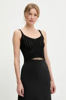 Answear Lab bluza culoarea negru, neted imagine