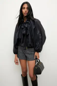 Answear.LAB bluza culoarea negru, neted imagine