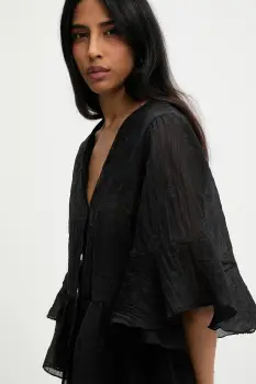 Answear Lab bluza culoarea negru, neted imagine