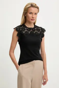 Answear Lab bluza culoarea negru, neted imagine