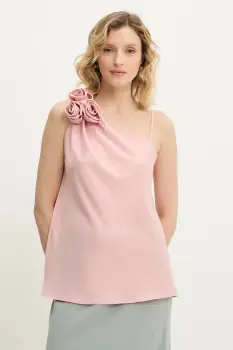 Answear Lab bluza culoarea roz, neted imagine