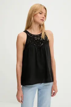 Answear Lab bluza din bumbac culoarea negru, cu imprimeu imagine