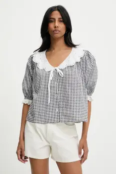 Answear Lab bluza din bumbac culoarea negru, modelator imagine