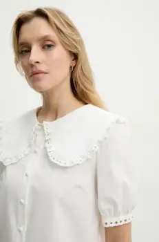 Answear Lab bluza femei, culoarea alb, neted imagine