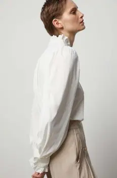 Answear Lab bluza femei, culoarea alb, neted imagine