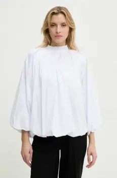 Answear Lab bluza femei, culoarea alb, neted imagine