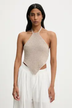 Answear Lab bluza femei, culoarea bej, uni imagine