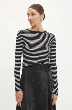 Answear Lab bluza femei, culoarea negru, modelator imagine