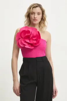 Answear Lab bluza femei, culoarea roz, cu imprimeu imagine