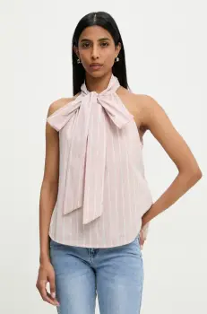 Answear Lab bluza femei, culoarea roz, modelator imagine