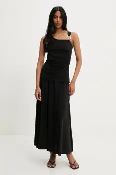 Answear Lab bluza si fusta culoarea negru imagine