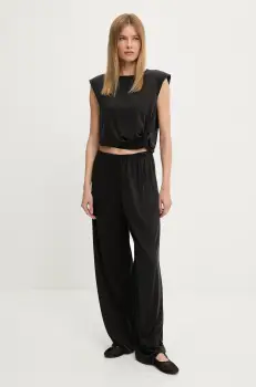Answear Lab bluza si pantaloni femei, culoarea negru imagine
