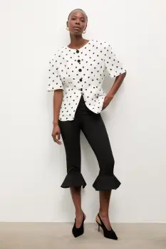 Answear.LAB bluza tip camasa pentru femei, cu vascoza imagine