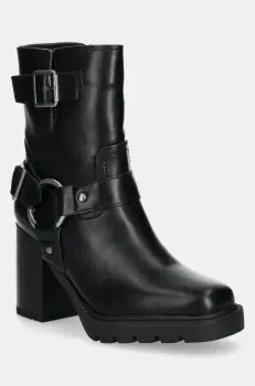 Answear Lab botine culoarea negru, cu toc drept imagine