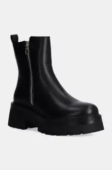 Answear Lab botine femei, culoarea negru, cu platforma imagine