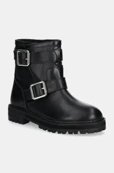 Answear Lab botine femei, culoarea negru, cu platforma imagine