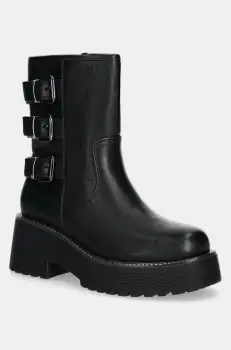 Answear Lab botine femei, culoarea negru, cu platforma imagine