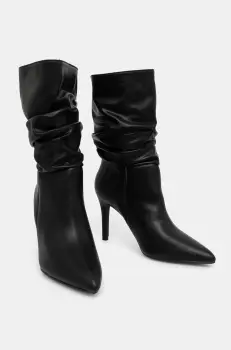 Answear Lab botine femei, culoarea negru, cu toc cui imagine