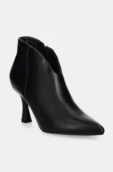 Answear Lab botine femei, culoarea negru, cu toc cui imagine