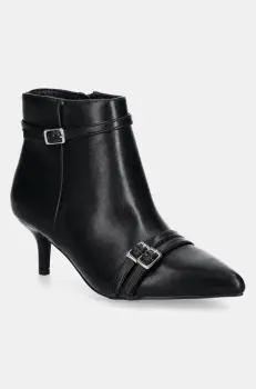 Answear Lab botine femei, culoarea negru, cu toc cui imagine