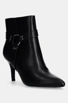 Answear Lab botine femei, culoarea negru, cu toc cui imagine