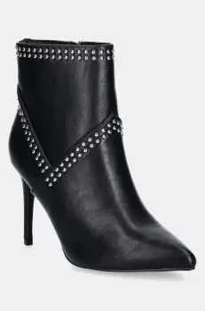 Answear Lab botine femei, culoarea negru, cu toc cui imagine