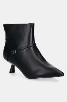 Answear Lab botine femei, culoarea negru, cu toc cui imagine