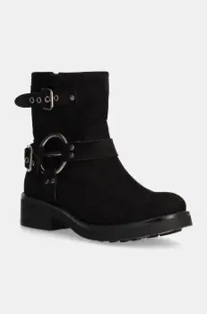 Answear Lab botine femei, culoarea negru, cu toc drept imagine
