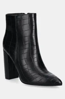 Answear Lab botine femei, culoarea negru, cu toc drept imagine