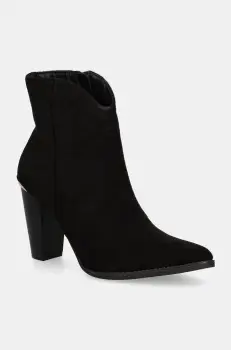 Answear Lab botine femei, culoarea negru, cu toc drept imagine