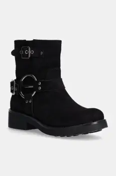 Answear Lab botine femei, culoarea negru, cu toc drept imagine