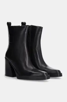 Answear Lab botine femei, culoarea negru, cu toc drept imagine