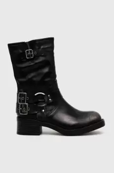 Answear Lab botine femei, culoarea negru, cu toc drept imagine