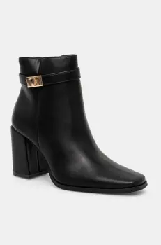Answear Lab botine femei, culoarea negru, cu toc drept imagine