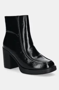 Answear Lab botine femei, culoarea negru, cu toc drept imagine