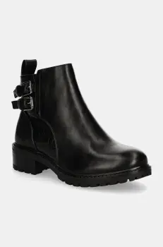 Answear Lab botine femei, culoarea negru, cu toc drept, izolare usoara imagine