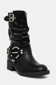 Answear Lab botine femei, culoarea negru, cu toc drept, izolare usoara imagine