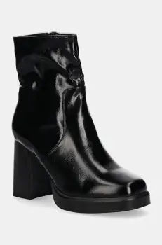 Answear Lab botine femei, culoarea negru, cu toc drept, izolare usoara imagine