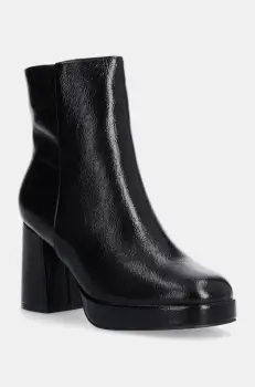 Answear Lab botine femei, culoarea negru, cu toc drept, izolare usoara imagine
