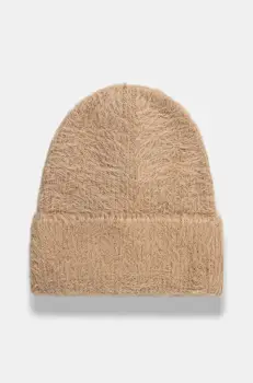 Answear Lab caciula culoarea bej, din tricot gros imagine