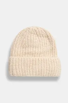 Answear Lab caciula culoarea bej, din tricot gros imagine