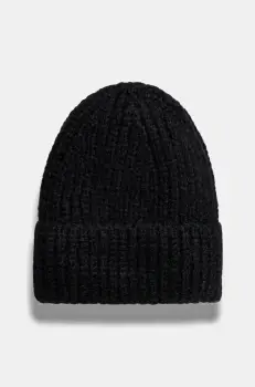 Answear Lab caciula culoarea negru, din tricot gros imagine