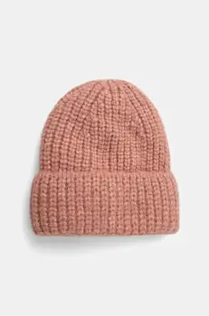 Answear Lab caciula culoarea roz, din tricot gros imagine