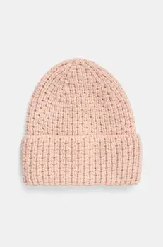 Answear Lab caciula culoarea roz, din tricot gros imagine